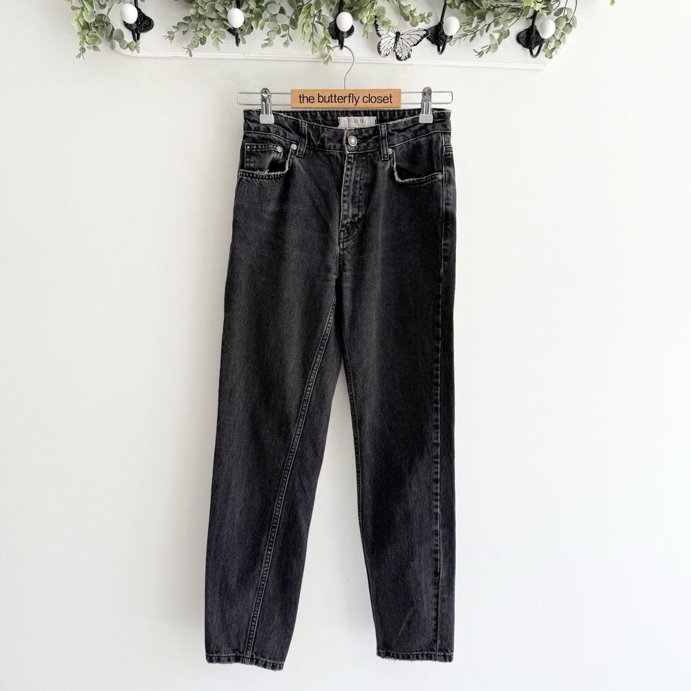 We The Free Women’s Free People Jeans High Rise Tapered Mom Fit Pants Size 25